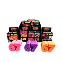 Nouveau style transfrontalier, prêt à expédier, ensemble de jouets anti-stress créatifs en caoutchouc à presser, référence 84658, en boîte