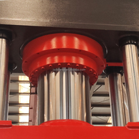 630 Tonnen Kohlepulver-Hydraulikpresse mit Doppelmotoren und Vier-Säulen-Vier-Träger-System für Verschiedene Pulverpressanwendungen