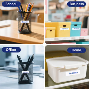 Ruban adhésif compatible standard D1 43614 bleu sur blanc 6 mm * 7 m pour imprimante <span class=keywords><strong>DYMO</strong></span> LabelManager - Product Image 5