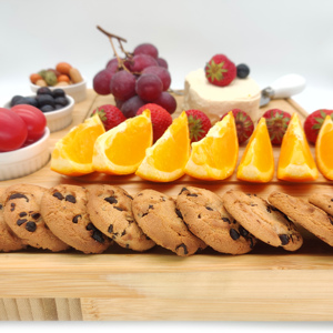 Tabla de Quesos y Vino de Bambú al por Mayor con Juego de Cuchillos, <span class=keywords><strong>Mesa</strong></span> de Picnic para Charcutería y <span class=keywords><strong>Carne</strong></span>, Material de Bambú - Product Image 4
