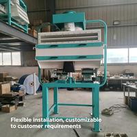 Quanfeng Machine de nettoyage de graines et de céréales d'occasion pour l'agriculture, séparateur à table gravimétrique à tamis pneumatique fin pour haricots mungo, riz et blé, pureté 99%