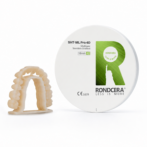 Rondcera SHT-ML Pro 4D, Bloque de Zirconia Dental con Gradiente de Color Natural y Transparencia Intensa para Laboratorios, OEM/ODM Disponible - Product Image 4