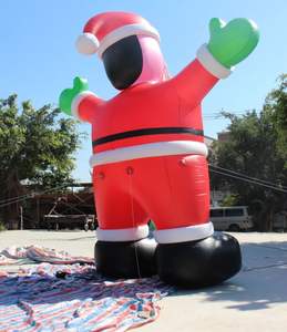 บอลลูนซานต้าเป่าลมฮีเลียมพร้อมพิมพ์ลายดิจิทัล ลอยได้สูงกว่า 12 ฟุต สำหรับงานโฆษณา - Product Image 4