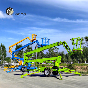Precio de fábrica, recogedor de cerezas hidráulico, elevador de pluma de araña, 20m, 200kg, elevador aéreo, telescópico, articulado, remolcable, elevador de araña - Product Image 2