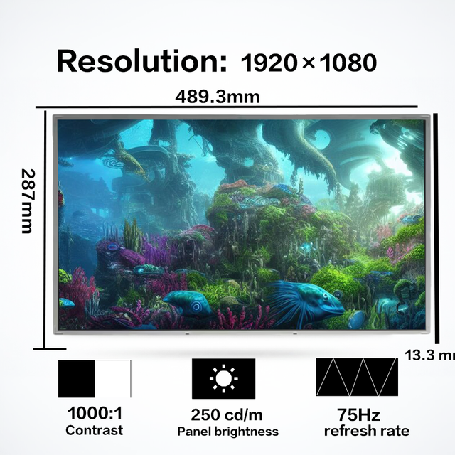 LM215WF9-SLA2 Laptop with IPS LED Backlit LCD Screen No Curved Gaming Features Flat Panel 30-Pin Replacement Part for PC