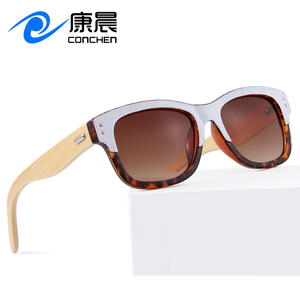 Gafas de Sol Conchen con Marco Cuadrado Negro, Lentes de PC con Protección UV400, Unisex, para Viajes, Deportes y Moda al Aire Libre - Product Image 3