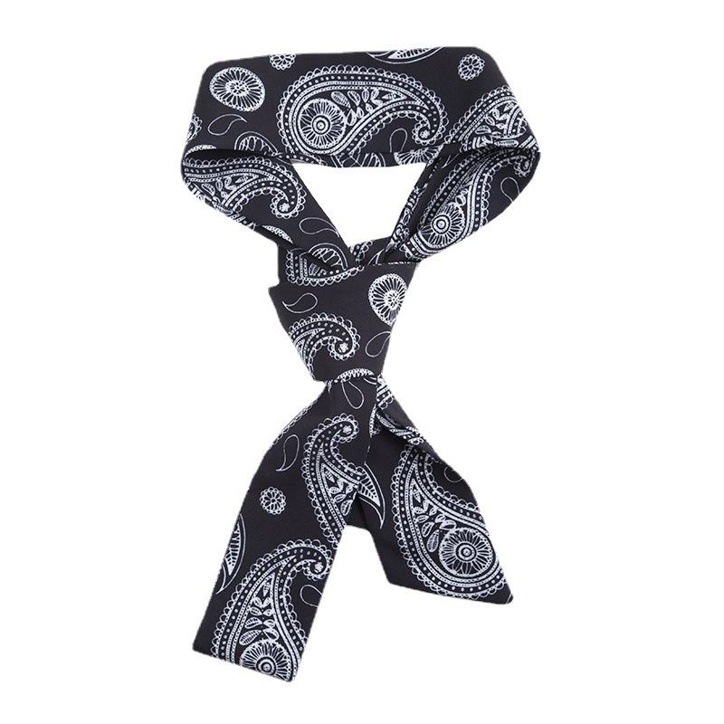 Internet Celebrant New Mori French Style Silk Scarf Hair Band