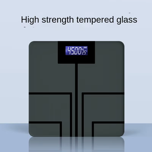 Balance de salle de bain intelligente pour la maison, balance corporelle numérique, mesure précise, verre trempé, balance de salle de bain, écran LCD/LED - Product Image 4