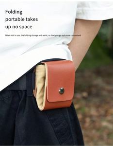 Bolsas de Lona para Recolección de Frutas con Logotipo Personalizado, Bolsa de Cuero PU para Cosecha al Aire Libre, Organizador de Herramientas de Jardín Plegable y Colgante - Product Image 3