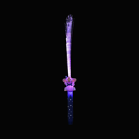 Baguette lumineuse en fibre optique Éléphant pour fête fluo, fournitures de fête néon, baguette lumineuse en fibre optique thème cirque, baguette lumineuse éléphant cirque