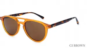Occhiali da sole moda 2024 occhiali da sole per donna uomo retrò occhiali da sole 2024 stile classico acetato polarizzati
