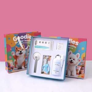 Set de Regalo Ecológico de Artículos para Mascotas de Papel para el Día de San Valentín Chino, para Perros y Gatos, Incluye Correa y Artículos de Cuidado y Aseo - Product Image 4