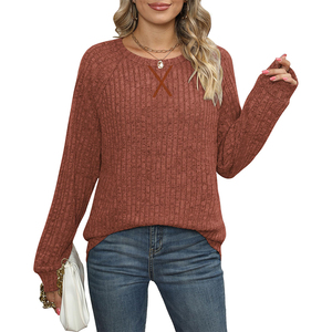 Women's Eco-Friendly Long Sleeve Tunic Top Slimming Blouse Shirt for Spring Fall Factory Wholesale Skin-Friendly <strong>Thermal</strong> Summer - Product Image 4