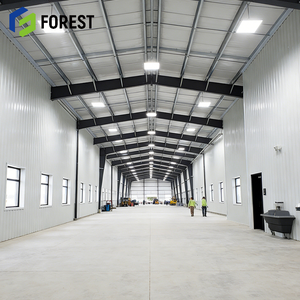 Entrepôt commercial durable en acier de l'Ontario avec poutres en H, atelier modulaire léger de type Texas, panneaux EPS, résistant au vent (Canada) - Product Image 1