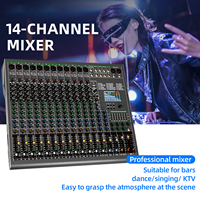 Console de Mixage Audio Professionnelle Biner TG14 avec DSP 99 Effets, Interface USB 14 Canaux