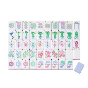 Splendid Premium Acrylic Cloisonne Inspired Luxury Style American Standard <b>Mahjong</b> <b>Set</b> for E-commerce Brand Customized <b>Set</b> - Product Image 4