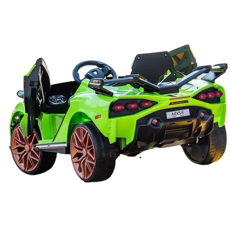12V ride-on cars lambor Four-wheel car for children ride-on cars oversized Dual drive dual electric music remote control