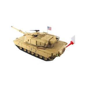 Model Baru Tank RC Henglong M1A2 Abrams 3918-1 Tank RC Logam Model Tik Tok