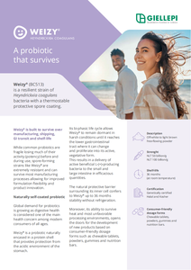 Producto para el cuidado de la salud de calidad alimentaria de marca italiana Weizy 100Mld con probiótico naturalmente autorecubierto para la venta de exportación - Product Image 5