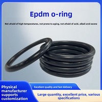 Junta de Sellado de Caucho de Silicona NBR FKM EPDM de Alta Elasticidad y Resistencia al Calor, 70 Shore, Negra, Impermeable y Resistente al Aceite