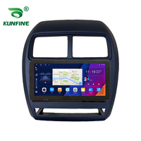 Untuk MITSUBISHI ASX 2021 Layar QLED 10,33 Inci Perangkat Headunit Double 2 Din Stereo Mobil GPS Navigasi Radio Mobil Android