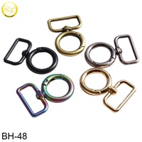 Mousqueton pivotant DIY de luxe à la mode en alliage de zinc fermoirs homard pour randonnée Camping mousqueton accessoires de chaîne pour animaux de compagnie caractéristique de sécurité