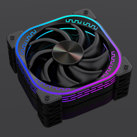 LOVINGCOOL Nouveau Design Refroidisseur Liquide 360mm Noir CPU Eau Boîtier PC Ventilateurs et Refroidisseur Gaming Affichage Température en Temps Réel Refroidissement AIO