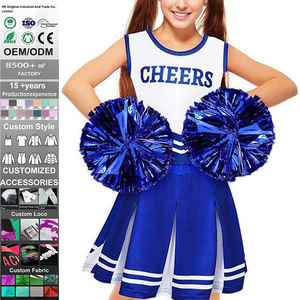 Tenues de cheerleading personnalisées avec logo imprimé, best-seller, ensembles de performance pour filles, couleur personnalisée, adultes, étudiants, journée sportive, style vibrant - Product Image 2