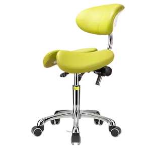 Cadeira odontológica ergonômica com encosto ajustável para hospitais, banco dental, cadeira de dentista com apoio de braço