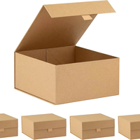 Boîtes cadeaux pliables en gros, grande taille, en forme de livre, avec couvercles à fermeture magnétique, durables, écologiques, en matériaux recyclés