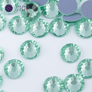 ขายพลอยเทียมกระเป๋า SS10 SS12 SS16แก้วคริสตัลหลายขนาดแบบหลังแบนคริสตัลพลอยเทียมฮอตฟิด - Product Image 4