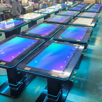 Table basse de jeu 43 pouces à prix d'usine avec chargement sans fil pour téléphone et Wi-Fi