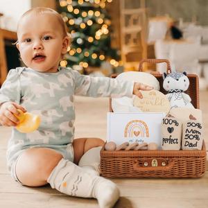 Regalos Perfectos para Bebés Recién Nacidos 2024, para Niñas y Niños, Canasta de Regalos Neutral para Bebés, Canasta de Regalos de Lujo Personalizada al por Mayor para Baby Shower - Product Image 6