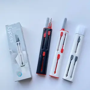 徽标定制清洁笔清洁器套件，适用于airpod pro 3合1多功能耳机清洁套件清洁笔