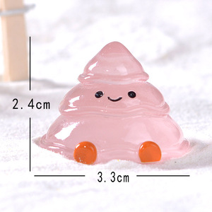 Nuevas figuras luminosas de resina de árbol derretido para micropaisajes de nieve, pequeños adornos navideños, bolsas sorpresa - Product Image 6