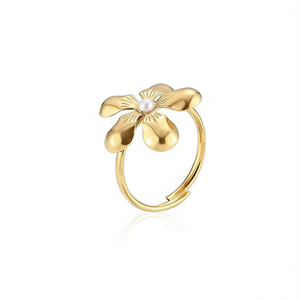 แหวนแฟชั่นประดับ PERLAS A0349 สำหรับผู้หญิง เครื่องประดับคุณภาพสูง - Product Image 2