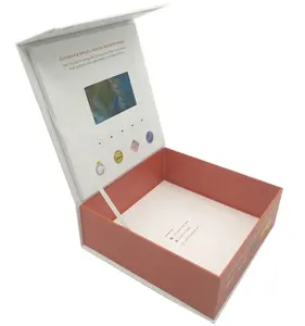 Lussuosa scatola di presentazione Video con schermo digitale Lcd per matrimonio regalo commerciale