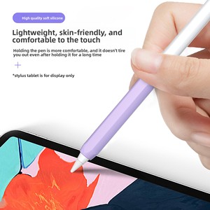 Funda de Silicona Suave para <span class=keywords><strong>Apple</strong></span> Pencil 2.ª Generación Pro USB-C, Ultrafina, Ligera, Lavable, Cómoda para Escribir, Antideslizante - Product Image 4