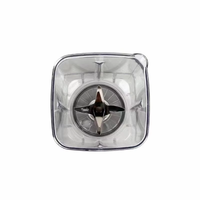 3l Grote Capaciteit Pot Multi-Functionele 6 In 1 Commerciële Draagbare Mixer Fruitpers Plastic Blender