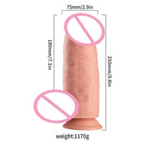 Consolador de PVC realista XXL al por mayor de fábrica OEM/ODM para mujeres consoladores Anales de 10 pulgadas juguetes sexuales para adultos carne enorme consolador de succión grande