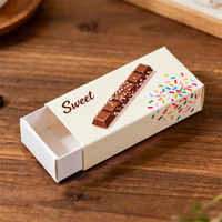 Scatole di imballaggio di cioccolato personalizzate impermeabilizzano imballaggi alimentari con pellicola lucida/opaca UV stampa Logo personalizzata