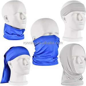 Polaina de <span class=keywords><strong>cuello</strong></span> deportivo y Diadema bufanda fibra de poliéster cara Bandana tubo pasamontañas con patrón de animales para mujeres y hombres - Product Image 2