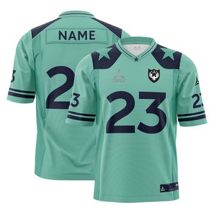 Uniforme de fútbol juvenil de práctica de números con letras cosidas personalizadas, ropa de fútbol americano personalizada 2023-2024 - Product Image 6