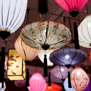 C-122 chinois tissu <span class=keywords><strong>lanterne</strong></span> balcon étanche Antique <span class=keywords><strong>lanterne</strong></span> classique hôtel Restaurant lustre <span class=keywords><strong>lanterne</strong></span> décorative - Product Image 5