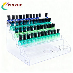 מותאם אישית 3-7 שכבה הציפורן אקרילית לק שמנים אתריים מארגן שקוף פלסטיק שקוף שקוף שקוף פלסטיק תצוגה אקרילי - Product Image 3