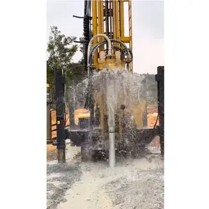 ماكينات حفر عميقة لعمود مياه محمولة موديل X180، منصة حفر، منصة حفر بئر المياه