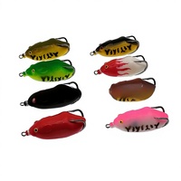 Leurre Vivant en Acier Inoxydable Thunder Frog pour Pêche en Mer, Simulation Souris, Hameçon pour Poissons d'Eau Salée
