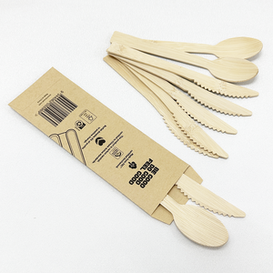 Personalized Tableware Packaging Sachet Flat <b>Paper</b> Bag <b>Kitchen</b> Cutlery Utensils Holder Silverware Spoon Knife Fork Pouch Bag - Product Image 4
