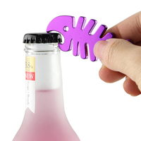 Porte-clés en métal personnalisé avec logo à graver Porte-clés pour bar à vin et bière Porte-clés à sublimation Ouvre-bouteille de canette Porte-clés