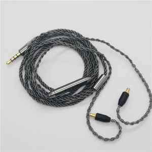 Silver Plated Headphone Replacement <b>Cable</b> 3.5mm <b>TRRS</b> Plug For Audio Technica IM01 IM02 IM03I - Product Image 5